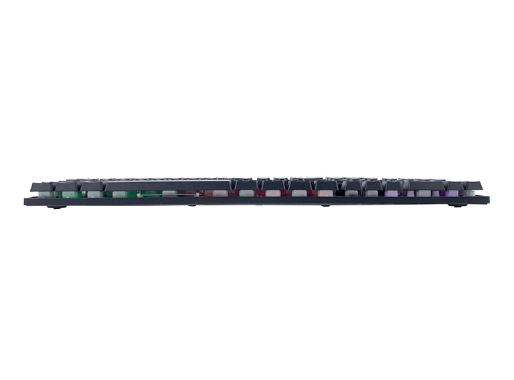 TECLADO GAMER TEROS TE-4072G, RGB, USB, NEGRO - 3