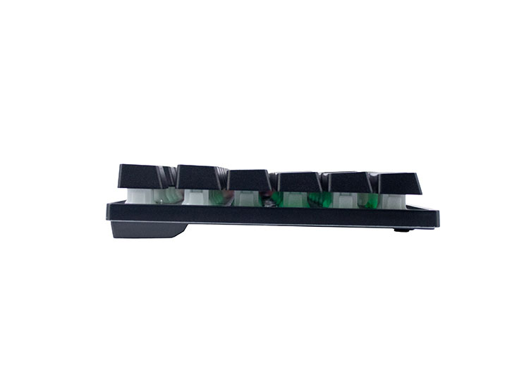 TECLADO GAMER TEROS TE-4072G, RGB, USB, NEGRO - 4