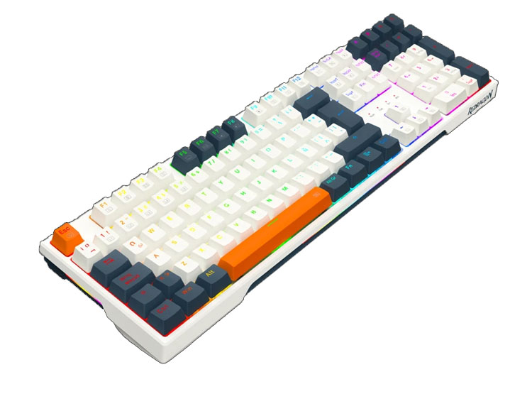 TECLADO REDRAGON TRUNDLE K668WBO-RGB IDIOMA ESPAÑOL - 3