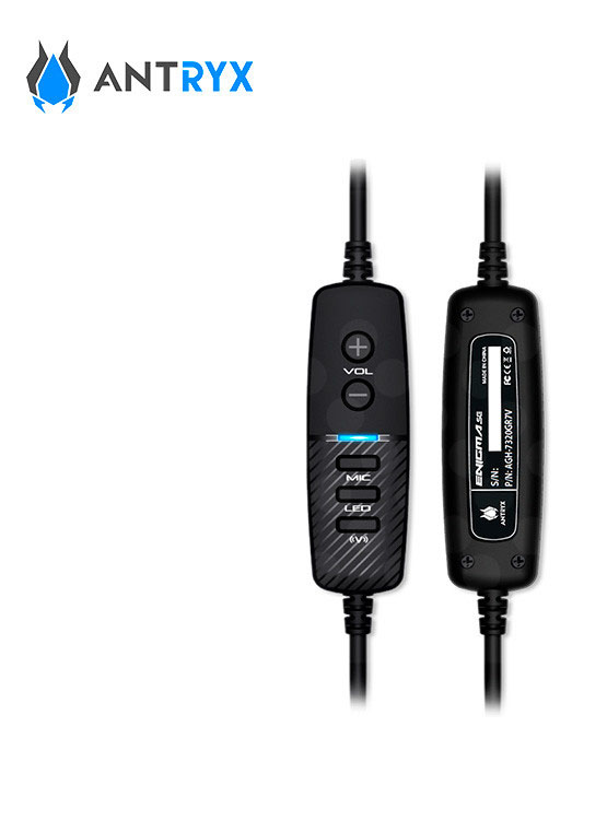 AURICULAR ANTRYX ENIGMA SE GRAY 7.1 VIRTUAL SURROUND RGB - 5