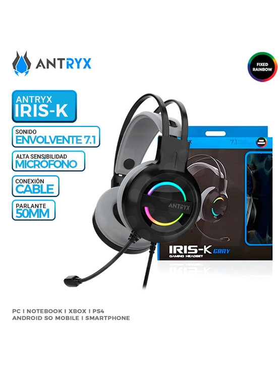 Cuffie Gaming Kaya 360 7.1 USB - Surround Virtuale, Microfono Retrattile, Altoparlanti 40mm, Nero - 3