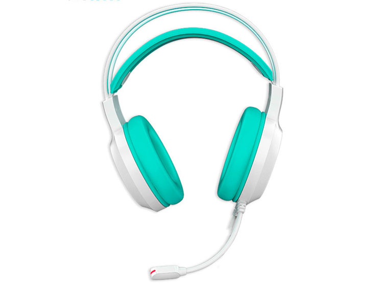AURICULAR ANTRYX IRIS-W TURQUESA, 7.1 VIRTUAL SURROUND, USB, RAINBOW - 4