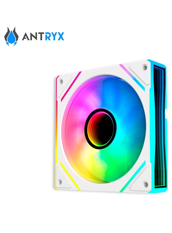 KIR ARGB ANTRYX IF-120 INFINITY FAN WHITE, 120MM X 3, C/CONTROLADOR - 4