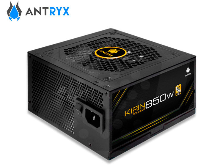 FUENTE DE PODER ANTRYX KIRIN GOLD EVO 850W, 80 PLUS GOLD MODULAR, 850W - 3