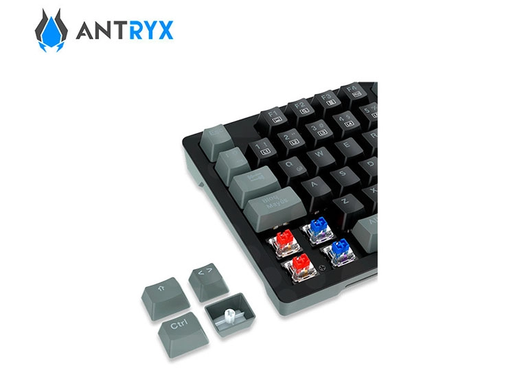 KIT GAMING ANTRYX GC-5500, TECLADO MECANICO + MOUSE, SWITCH BLUE - 3