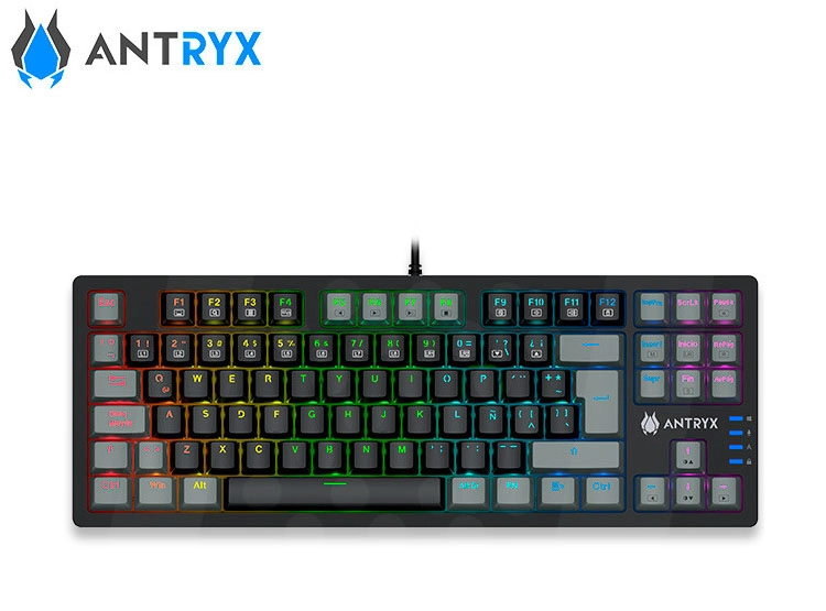 KIT GAMING ANTRYX GC-5500, TECLADO MECANICO + MOUSE, SWITCH BLUE - 4