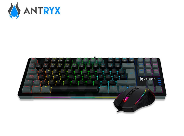 KIT GAMING ANTRYX GC-5500, TECLADO MECANICO + MOUSE, SWITCH RED - 2