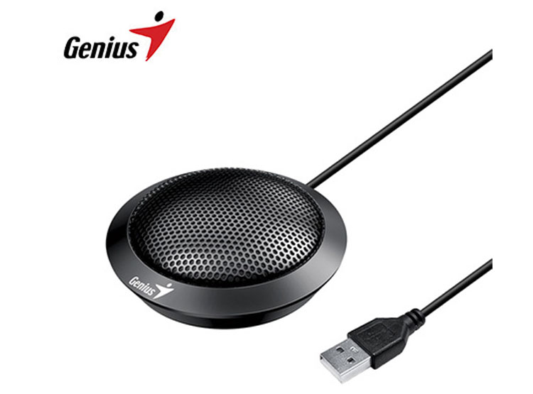 MICROFONO GENIUS MIC-100U P/VIDEO CONFERENCIA BLACK - 3