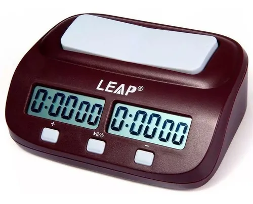 RELOJ DE AJEDREZ TEMPORIZADOR DIGITAL LEAP PQ9907S VINO TINTO - 2