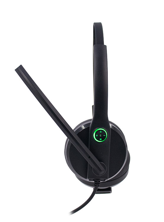 AUDÍFONO TEROS TE-8039CS, USB, NEGRO - 2