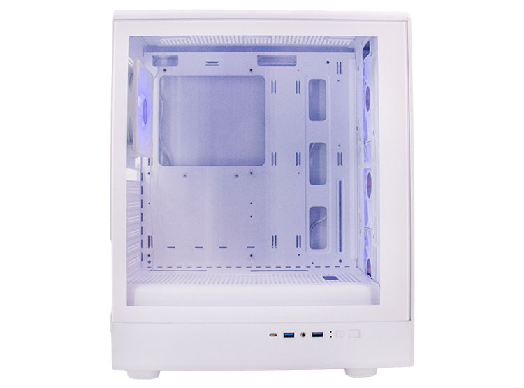 CASE SIN FUENTE GAMER TEROS TE-1329G, ITX, M-ATX, ATX, 3.5' Y 2.5', BLANCO - 4