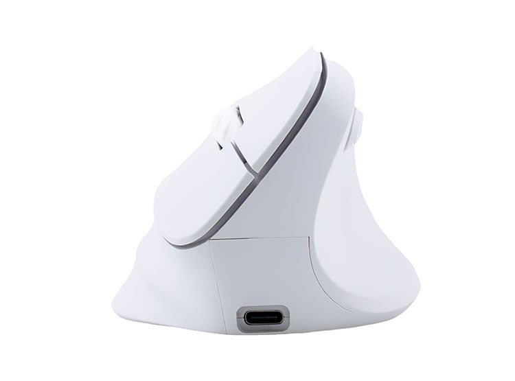 MOUSE INALÁMBRICO TEROS TE-1236S, RGB, BLANCO, 6 BOTONES CON RUEDA - 4