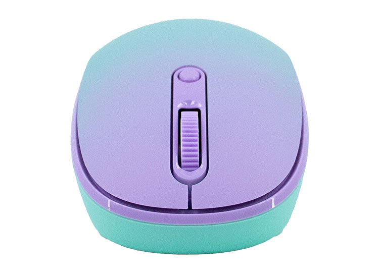 MOUSE INALÁMBRICO TEROS TE-1239S, 2.4GHZ, 4 BOTONES, USB, COLOR PURPLE - 3