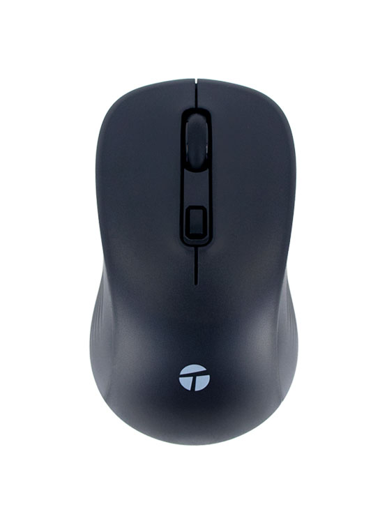MOUSE INALÁMBRICO TEROS TE-1231S, 2.4GHZ, BT 5.0, 4 BOTONES, USB, NEGRO - 1
