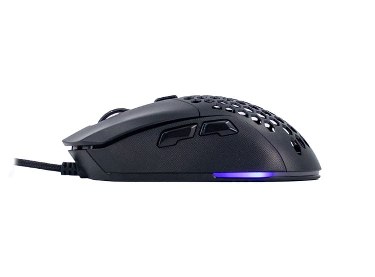 MOUSE GAMER TEROS TE-1232G, DPI HASTA 7200, RGB, 7 BOTONES, ÓPTICO, NEGRO - 2