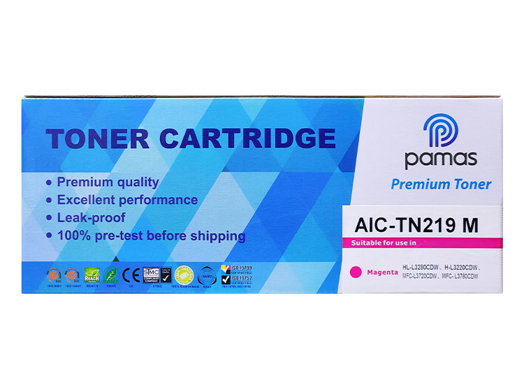 TONER COMPATIBLE PAMAS PARA BROTHER TN-219 – MAGENTA - 1