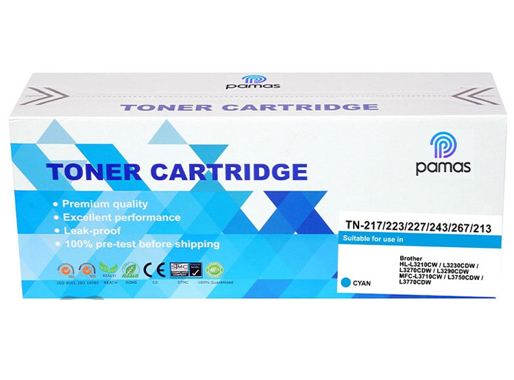 TONER PAMAS COMPATIBLE BROTHER TN-217 CYAN - 1