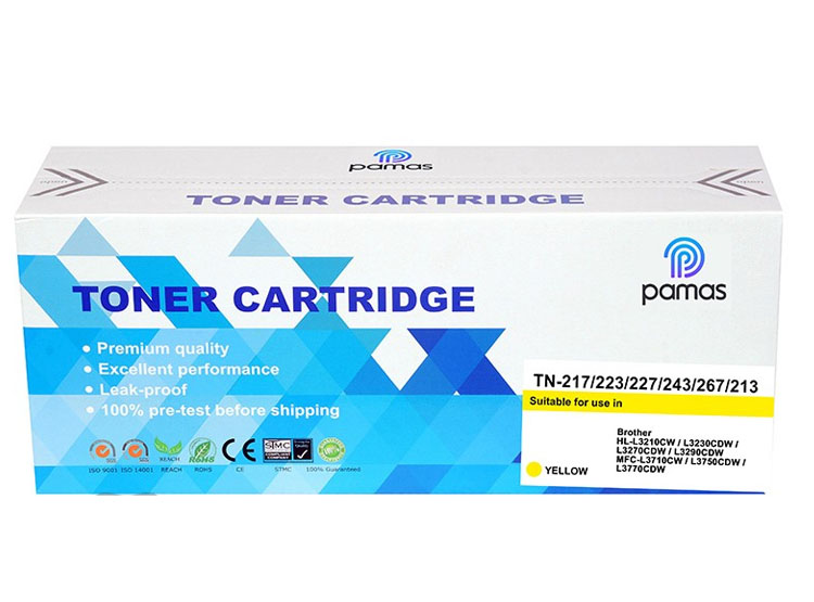 TONER PAMAS COMPATIBLE BROTHER TN-217 YELLOW - 1