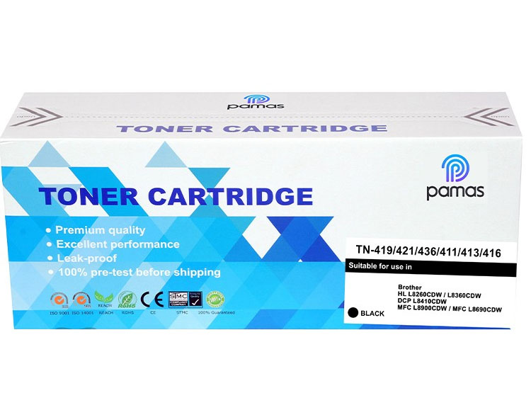 TONER PAMAS COMPATIBLE BROTHER TN-419 BK - 1