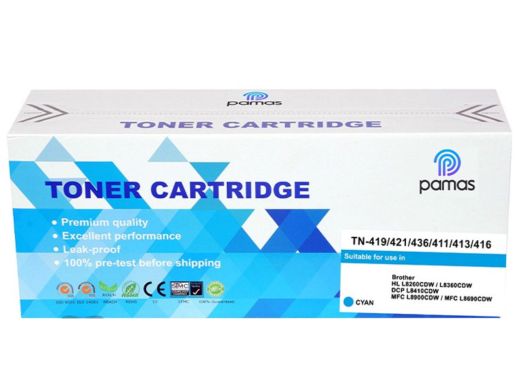 TONER PAMAS COMPATIBLE BROTHER TN-419 CYAN - 1