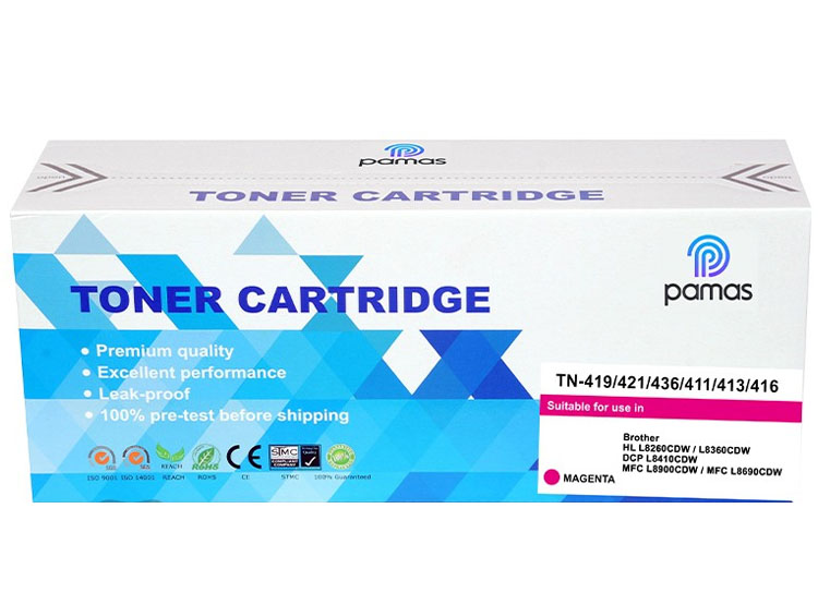 TONER PAMAS COMPATIBLE BROTHER TN-419 MAGENTA - 1