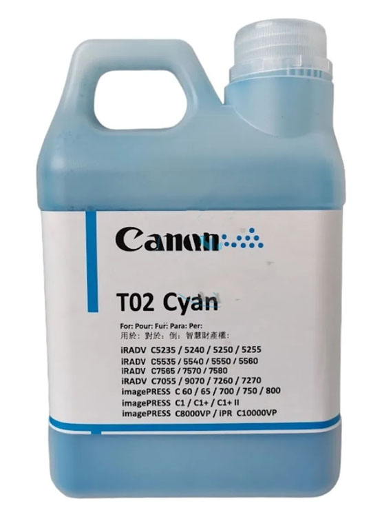 PACK DE RECARGAS DE TONERS TO2 400 GR. AMARILLO / CYAN / MAGENTA / NEGRO - 4