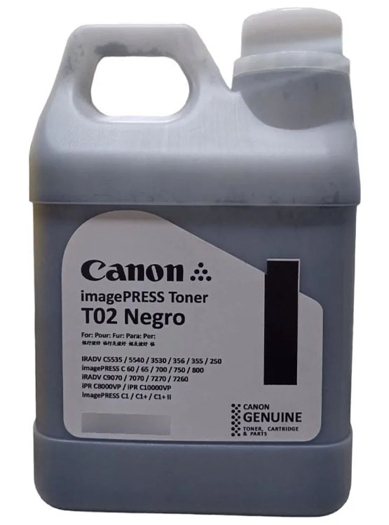 TONER T02 NEGRO. RECARGA DE 400GR - 1