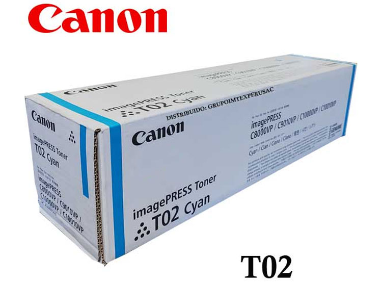 TONER CANON T02 CYAN - 1