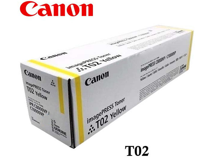 TONER CANON T02 AMARILLO - 1