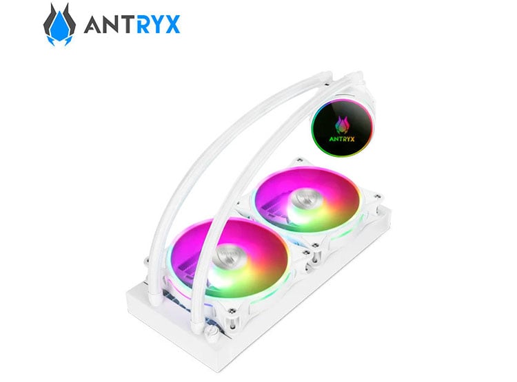 REFRIGERACION LIQUIDA ANTRYX TRITON EVO 240 WHITE ARGB - 4