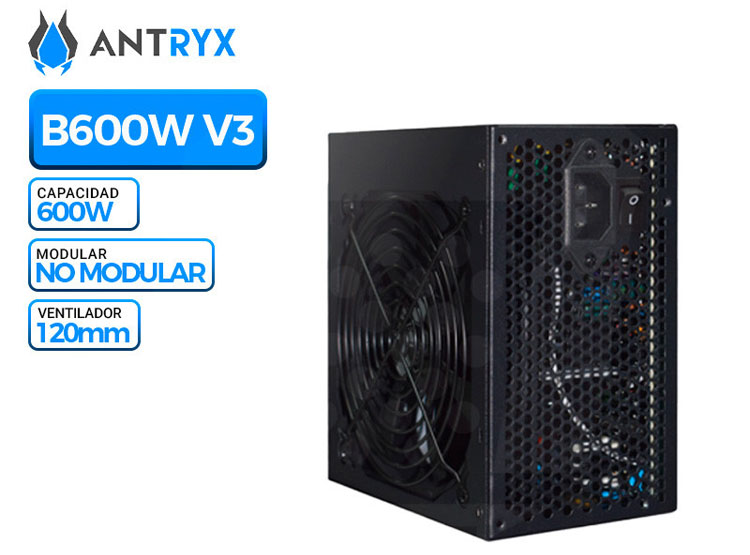 FUENTE DE PODER ANTRYX B600W V3, 2.3 BOX - 1