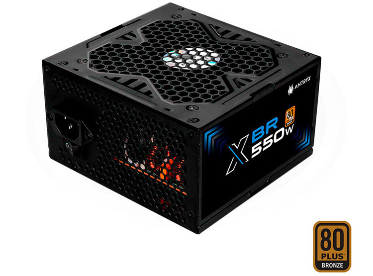 FUENTE ANTRYX 550W XBR-550 80PLUS BRONZE - 2