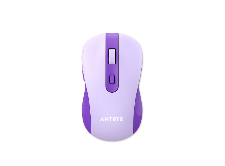 TECLADO Y MOUSE ANTRYX WS-970 WIRELESS PURPLE HOLDER SLOT (ASC-WS970PE) - 4