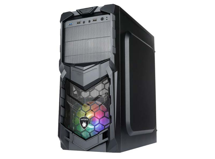 CASE ANTRYX ELEGANT 350W 670 C/VENTANA, USB3.0 AC-E670P-350CP - 1