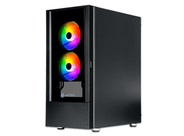 CASE ANTRYX RX-240 B500W FRGB FAN X3 VIDRIO TEMPLADO AC-RX240KFR-500CP - 1