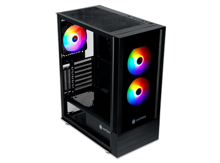 CASE ANTRYX RX-240 B500W FRGB FAN X3 VIDRIO TEMPLADO AC-RX240KFR-500CP - 3
