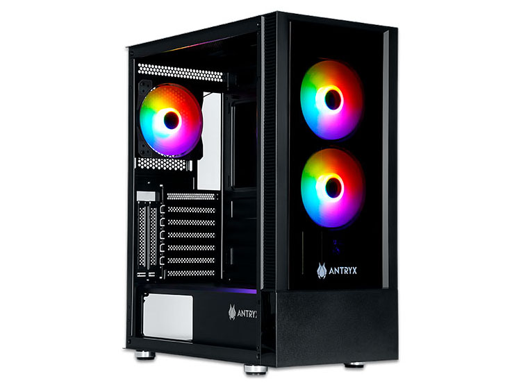 CASE ANTRYX RX-240 B500W FRGB FAN X3 VIDRIO TEMPLADO AC-RX240KFR-500CP - 4