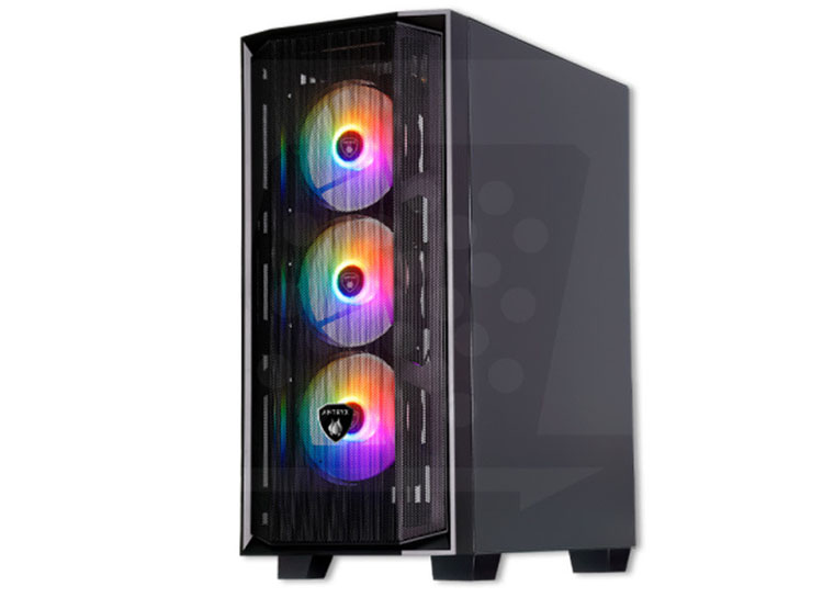 CASE ANTRYX RX-270 BLACK, FIXED RGB, FAN X4, V/TEMPLADO - 2