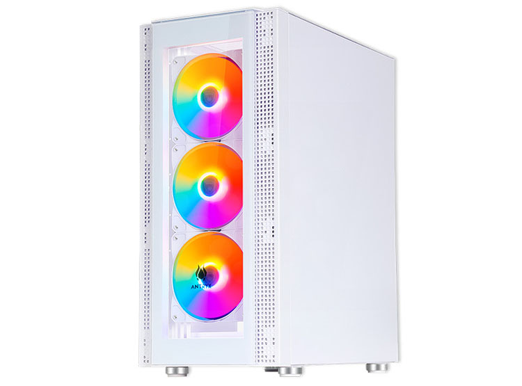 CASE ANTRYX RX-260 WHITE, FIXED RGB, FAN X4, V/TEMPLADO - 4