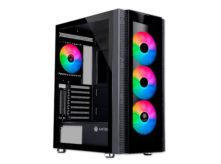 CASE ANTRYX RX-260 USB 3.0 RGB FAN X4 VIDRIO TEMPLADO AC-RX260KFR - 1