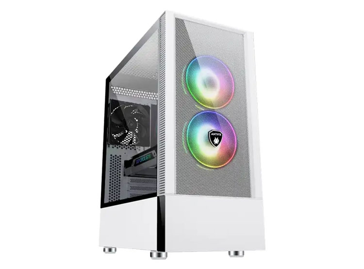 CASE ANTRYX RX-460 MESH WHITE S/FUENTE (AC-RX460MW) - 2