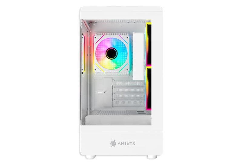 CASE ANTRYX FX 630M WHITE, FAN X3 ARGB, V/TEMPLADO - 2