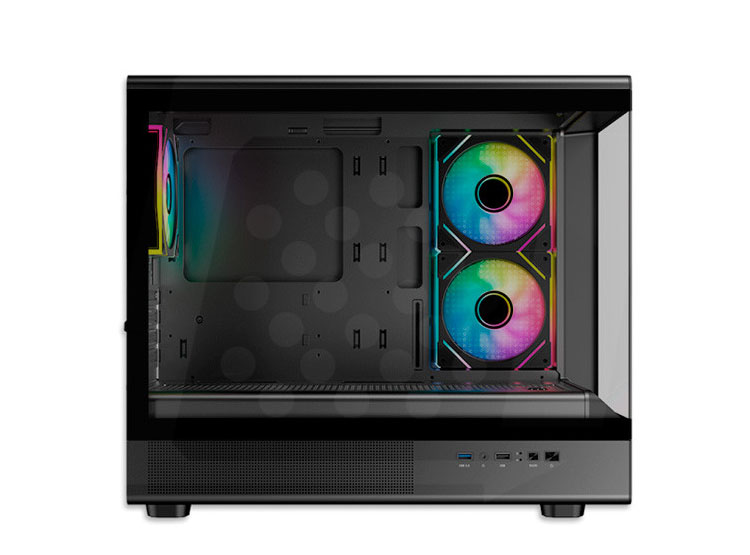CASE ANTRYX FX 630M BLACK, FAN X3 ARGB, V/TEMPLADO - 4