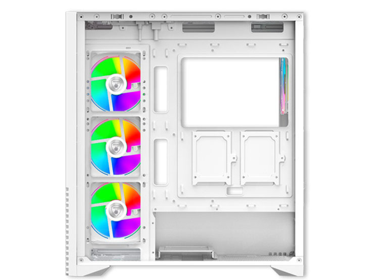 CASE ANTRYX FX-650 WHITE, FAN X4 ARGB, V/TEMPLADO - 5