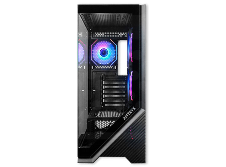 CASE ANTRYX FX-650 BLACK, FAN X4 ARGB, V/TEMPLADO - 3