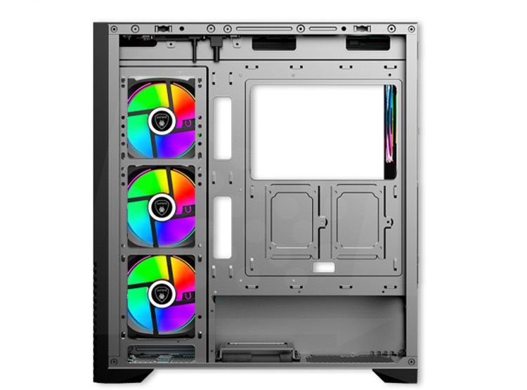 CASE ANTRYX FX-650 BLACK, FAN X4 ARGB, V/TEMPLADO - 5