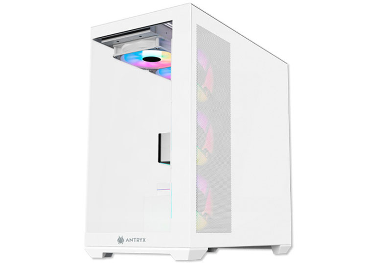CASE ANTRYX FX 750 WHITE, 4 COOLER ARGB, USB TIPO C, V/TEMPLADO - 3