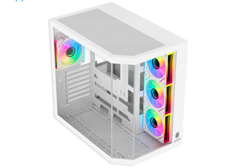 CASE ANTRYX FX 800 WHITE, FAN X4 ARGB, USB TIPO-C - 2
