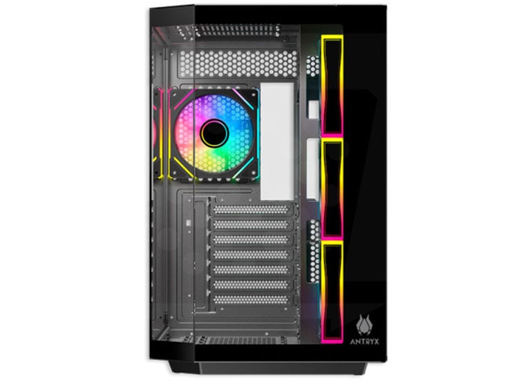 CASE ANTRYX FX 800 BLACK, FAN X4 ARGB, USB TIPO-C - 3