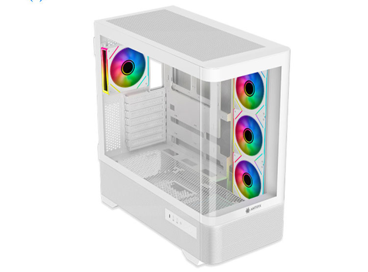 CASE ANTRYX FX 830 WHITE, FAN X4 ARGB, USB TIPO-C - 2